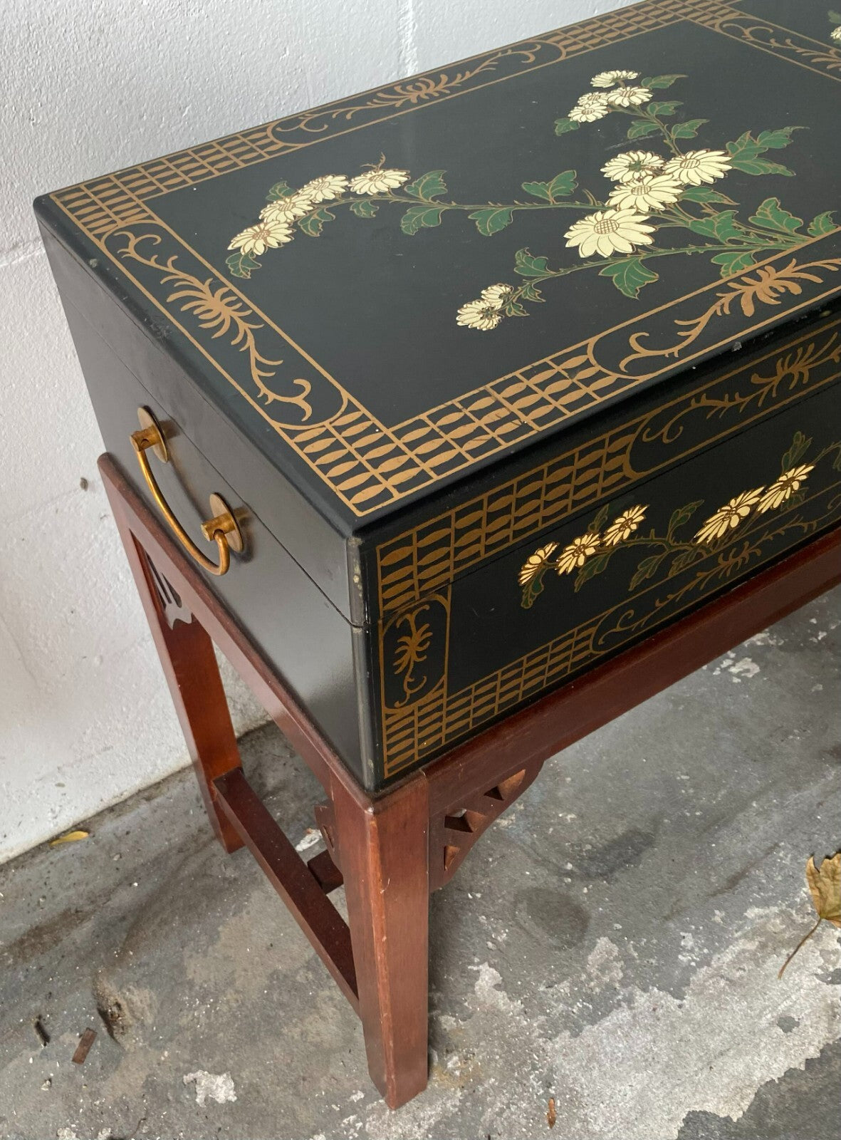 53” Asian Long Rectangular Sword Chest