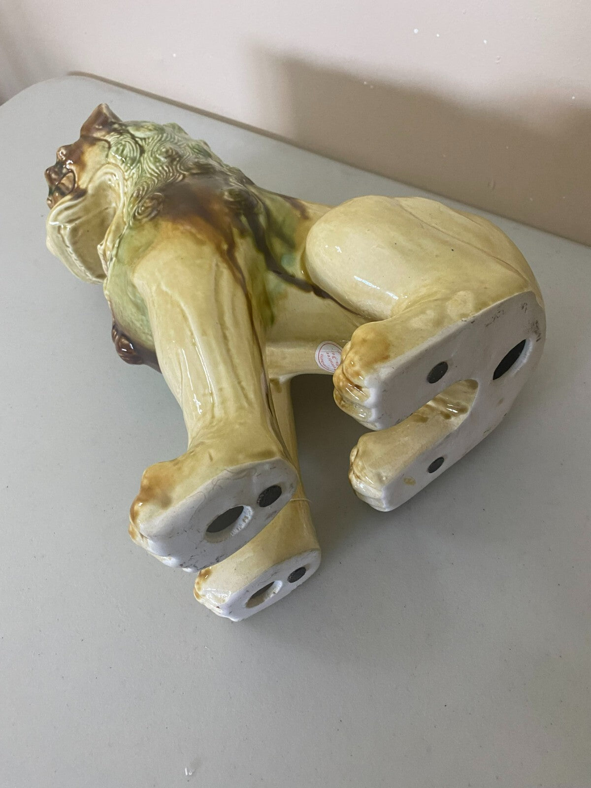 Vintage Ceramic Tall Foo Dog Figurine