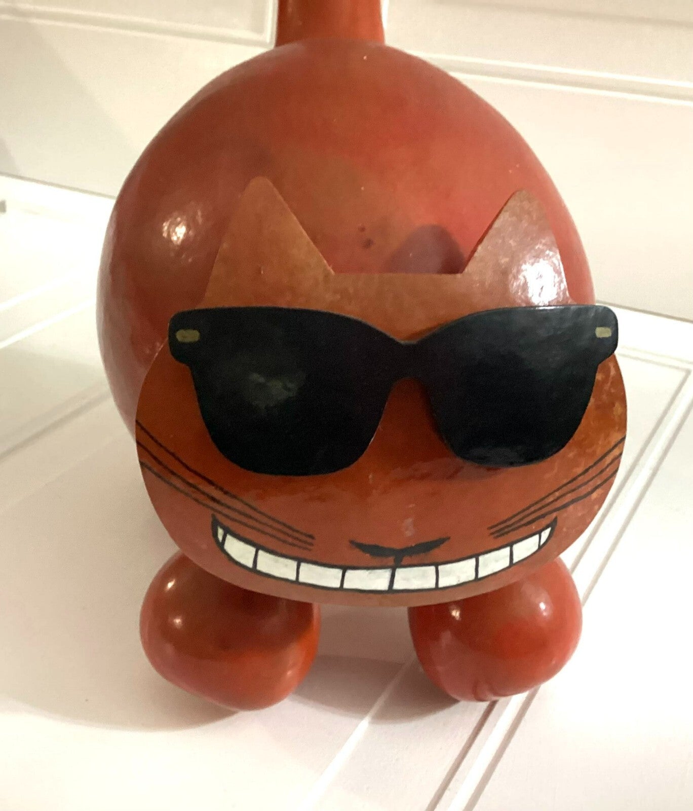 Aquarian Creations Long Tail Red Cat In Sun Glasses Tabletop Display Figure