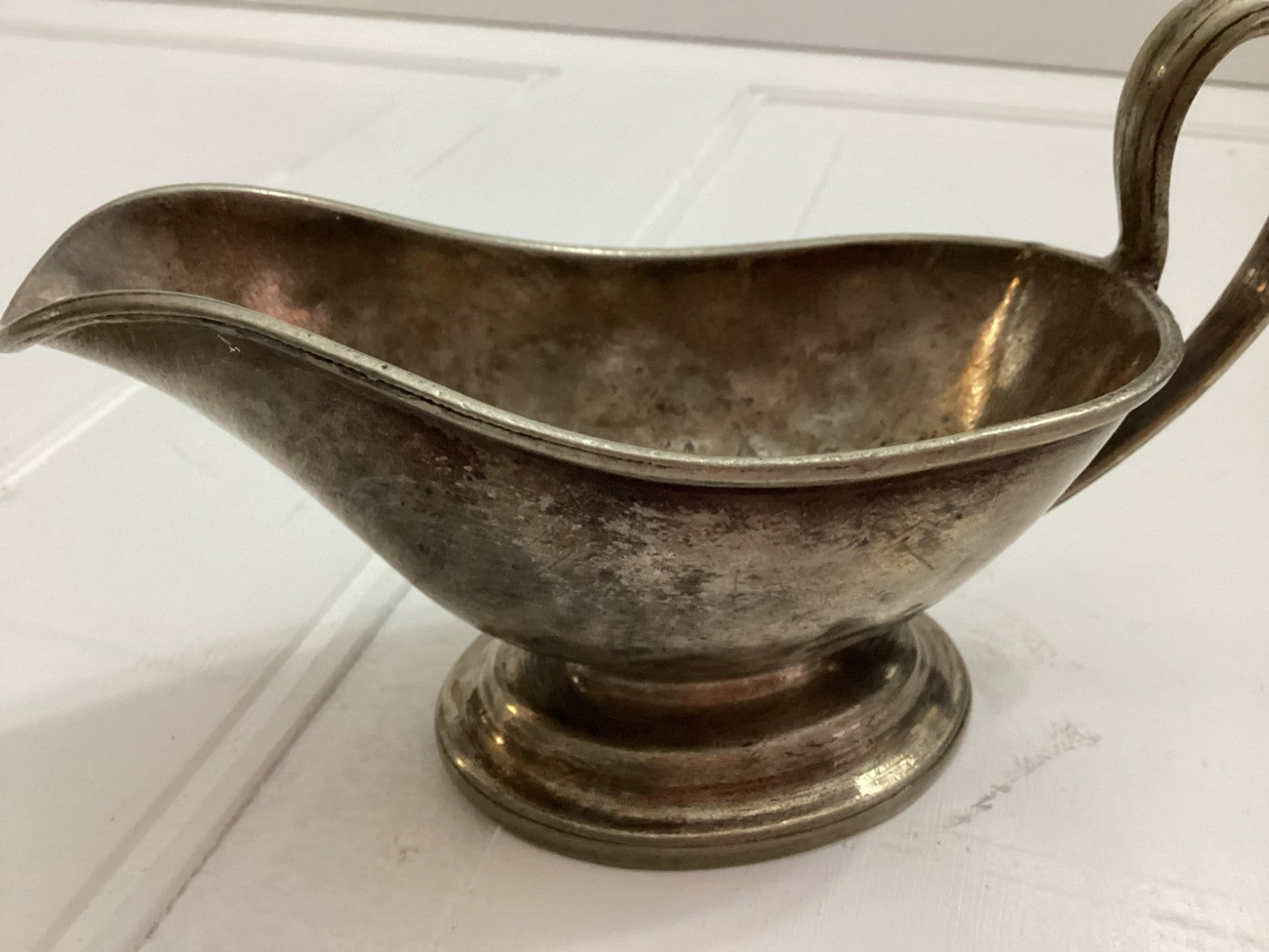 Vintage Ritz Carlton Silver Plated Gravy Boat