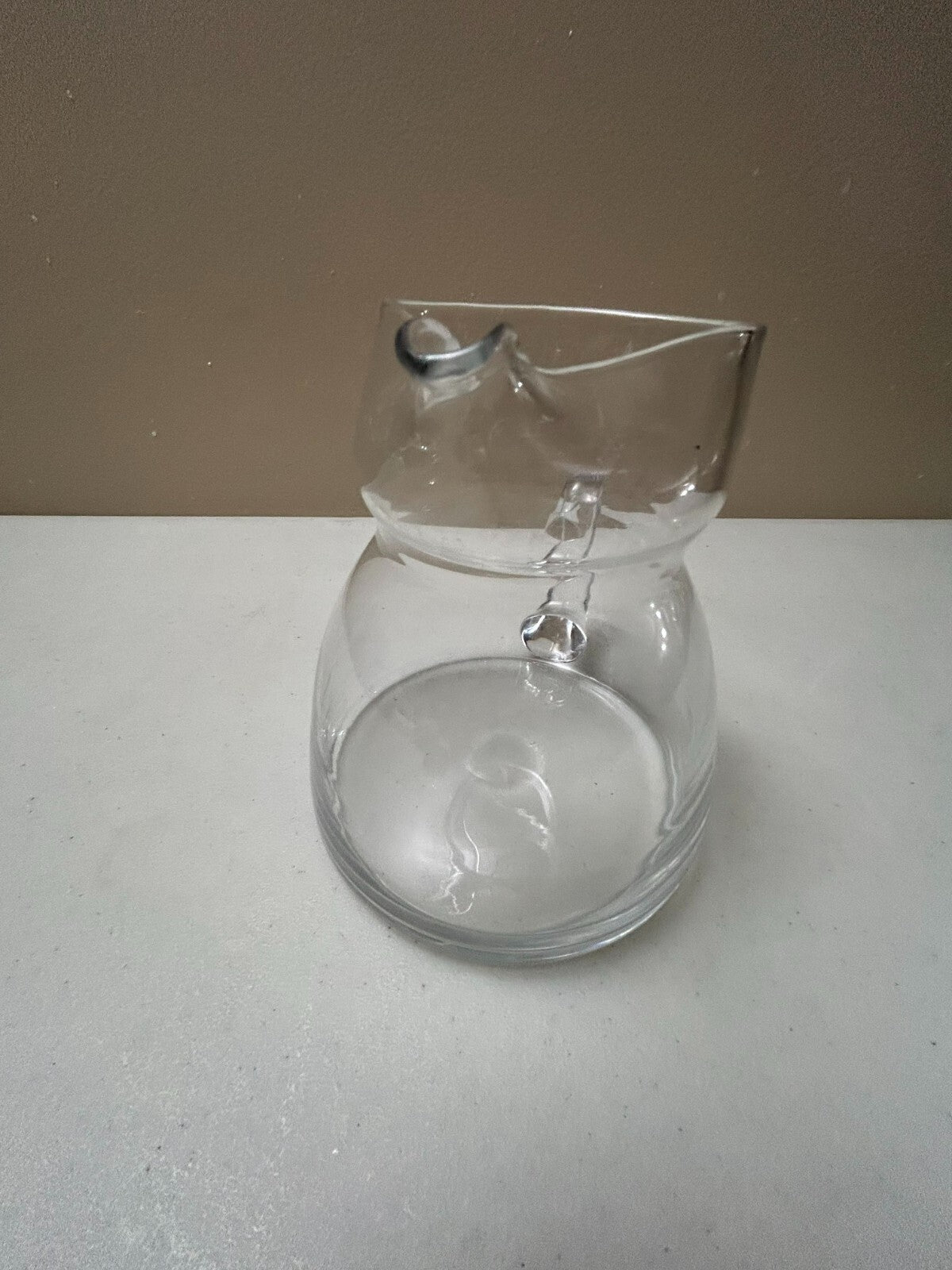 Vintage Kaj Frank Clear Glass Pitcher