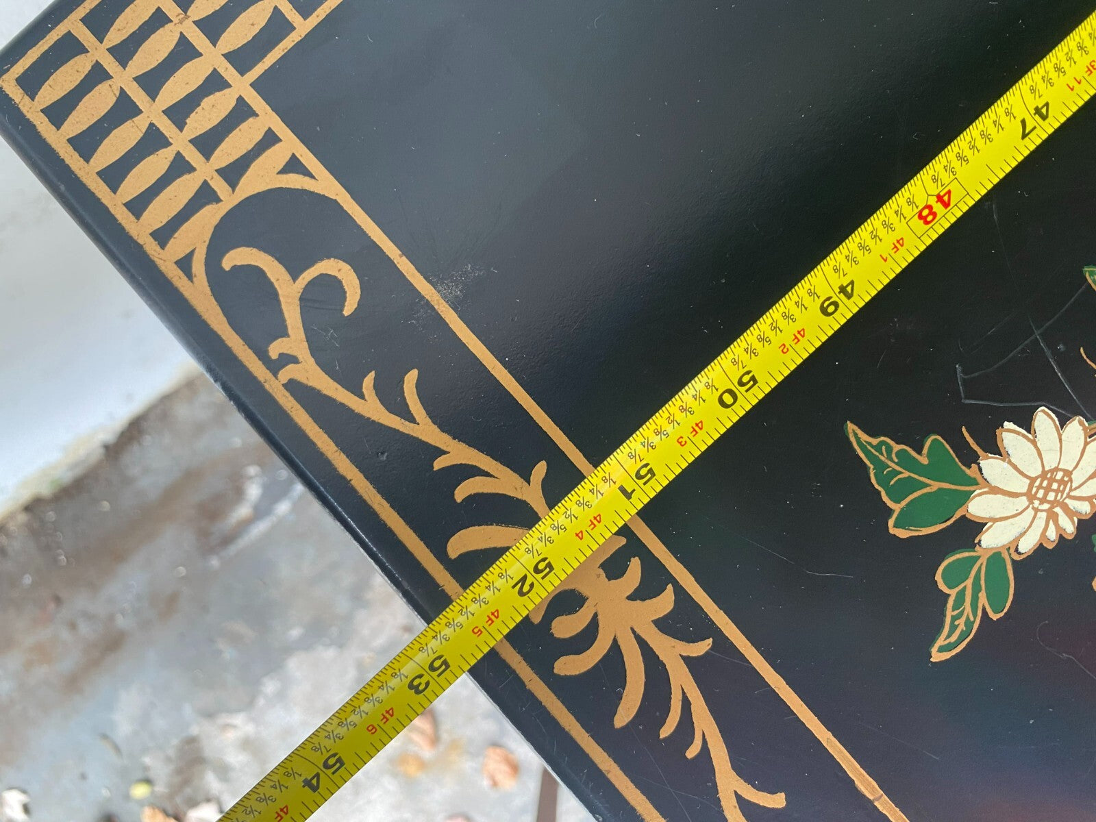 53” Asian Long Rectangular Sword Chest