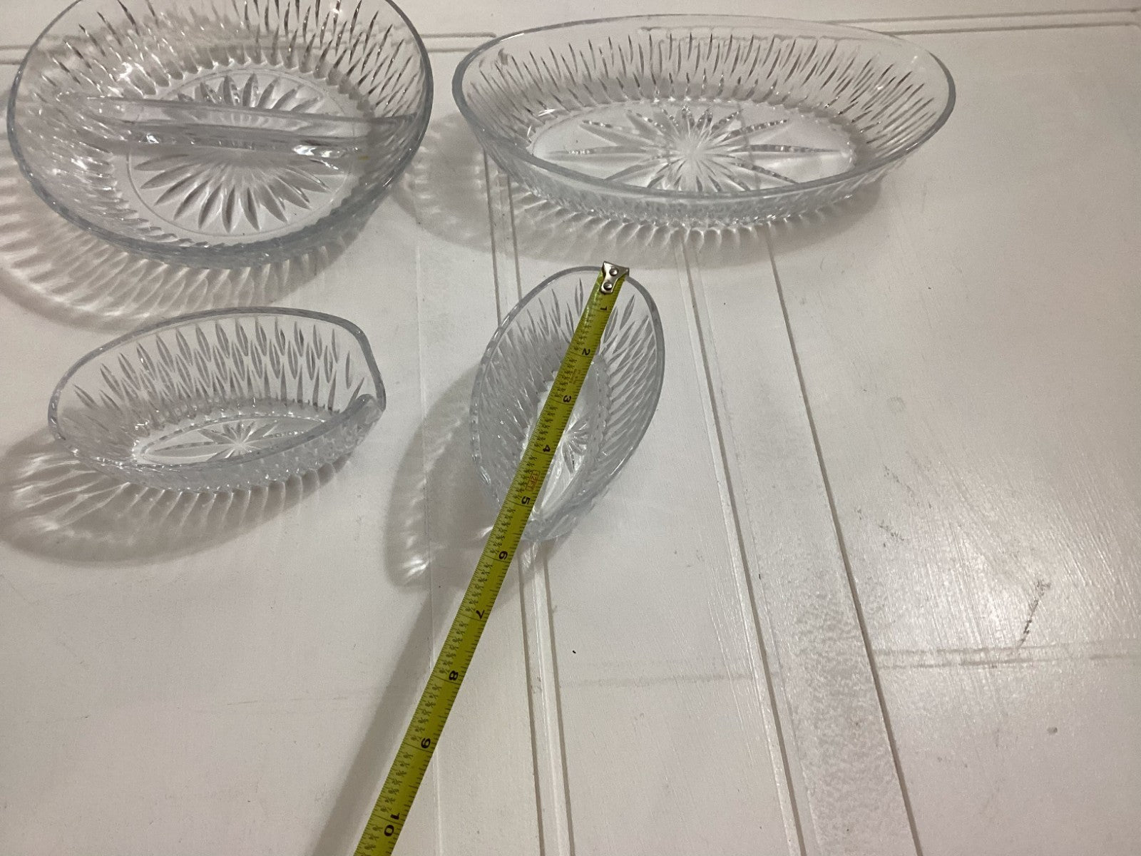 Set Of 4 Vintage Princess House Royal Highlights Serving Dishes