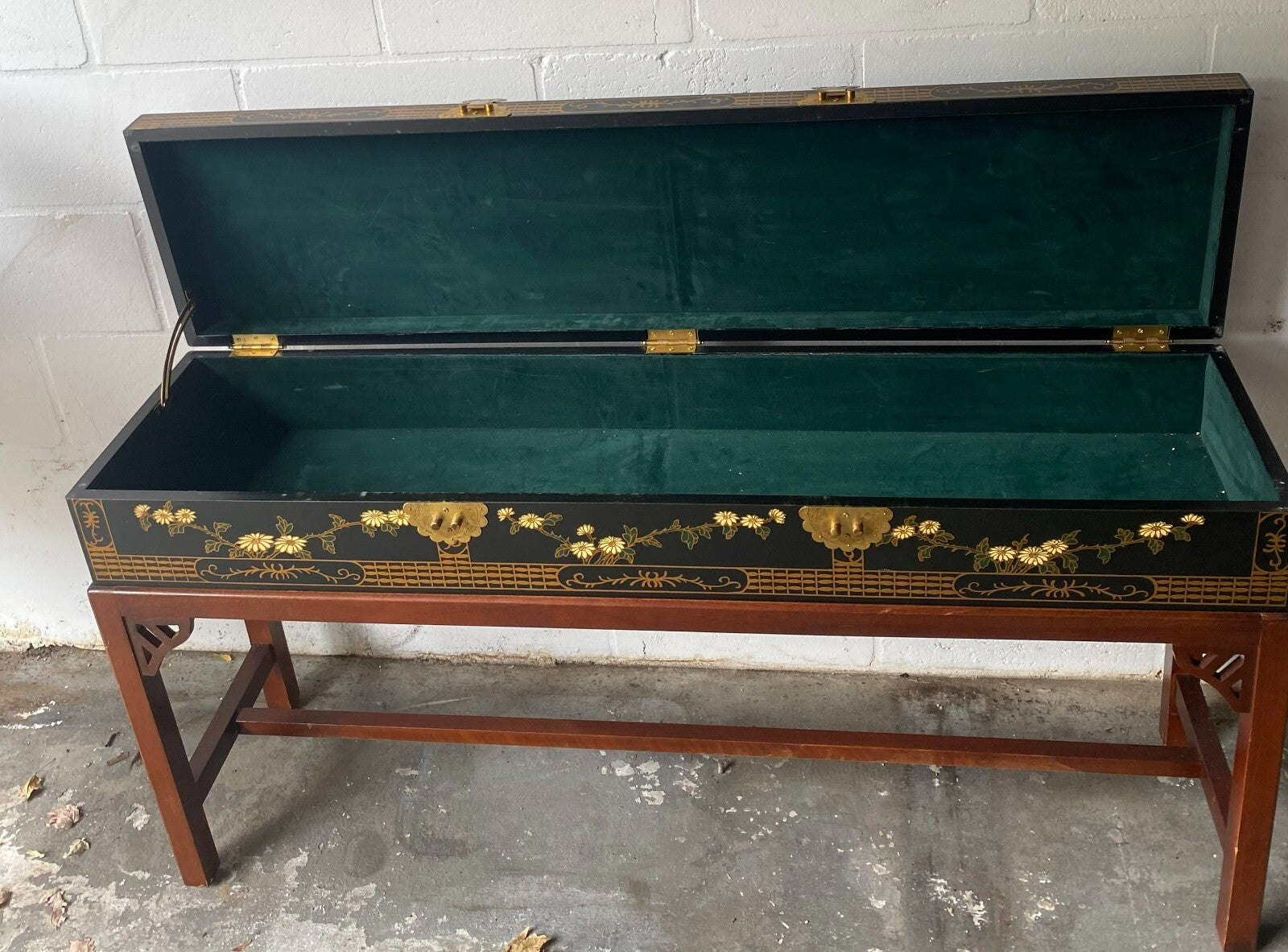 53” Asian Long Rectangular Sword Chest