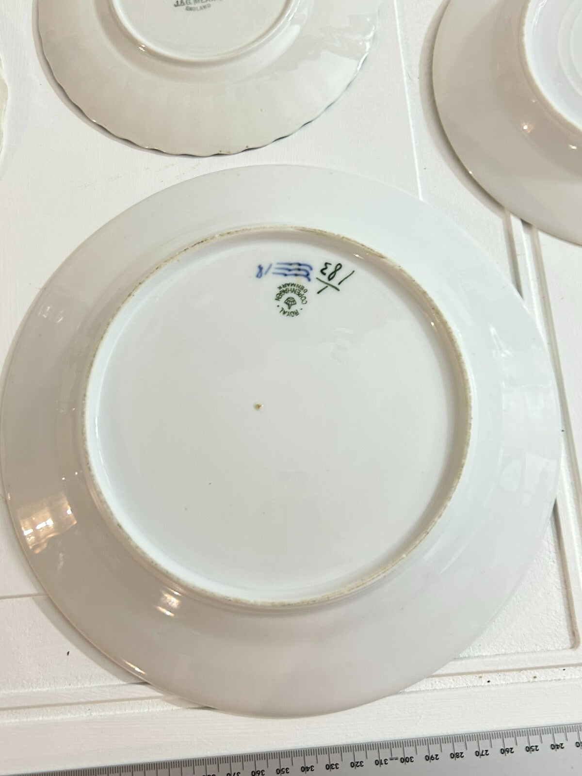 Lot Of 7 Various Assorted Fine China Porcelain Plates