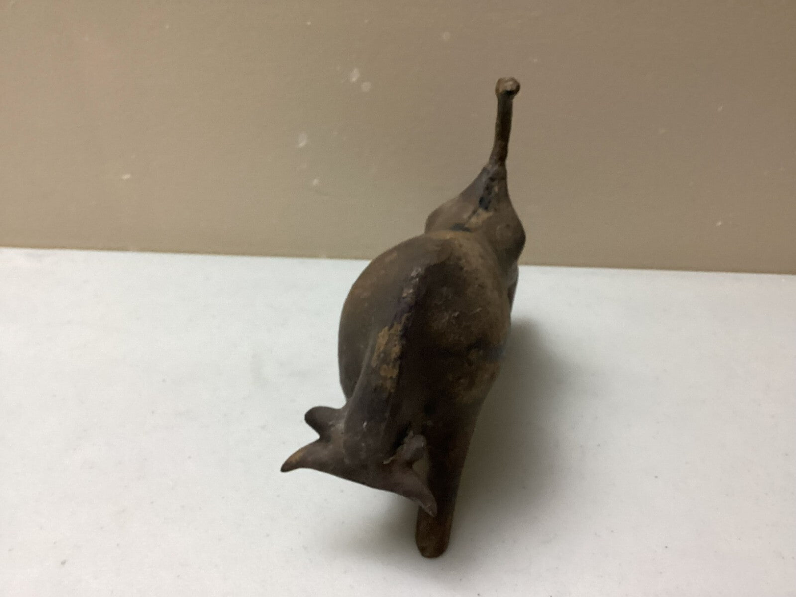 Miyazawa Kanae Iron Japanese Mid Century Fighting bull Sculpture