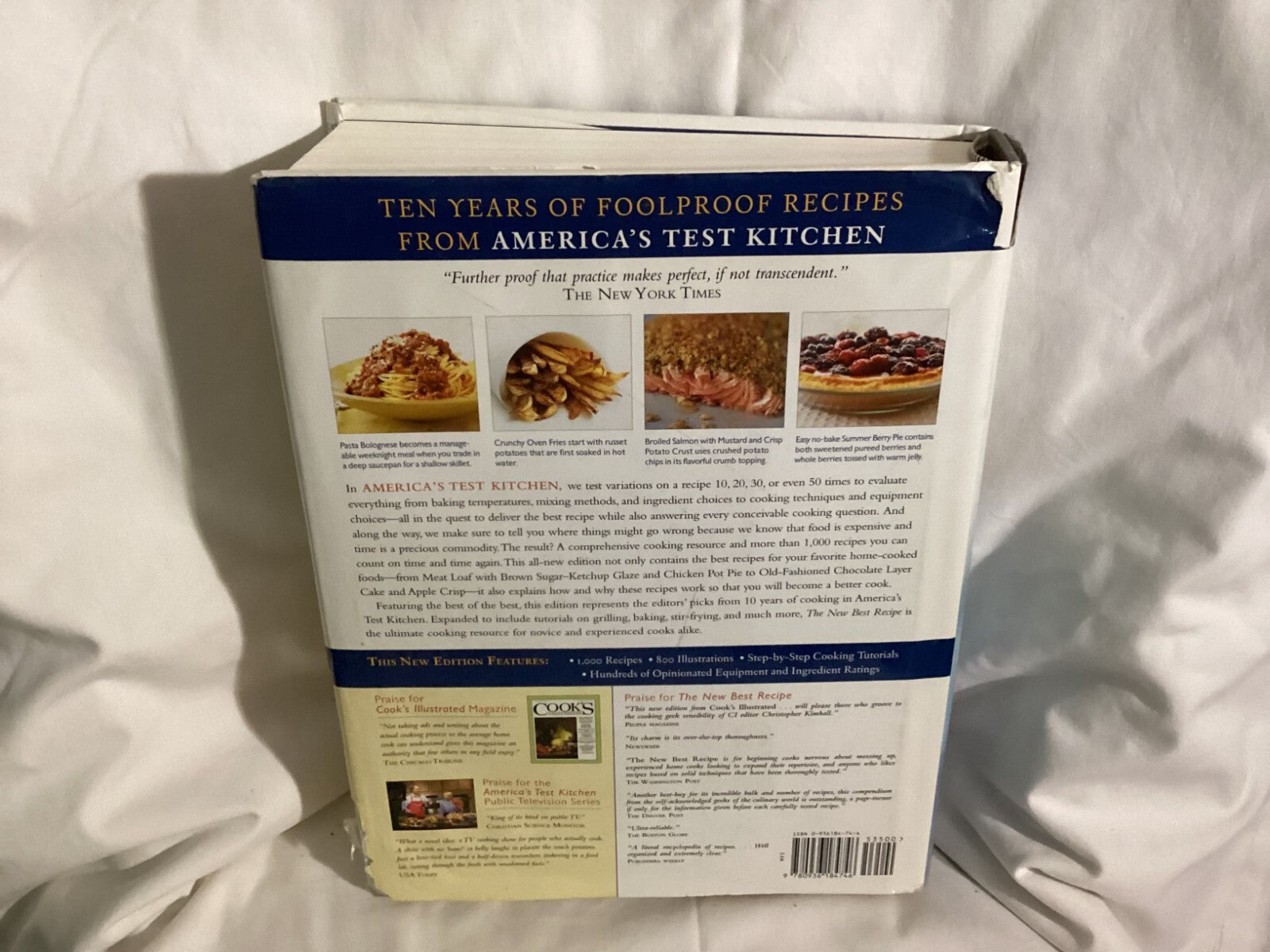 The New Best Recipe All-New Edition Cookbook Guide Hardcover And Illustrated