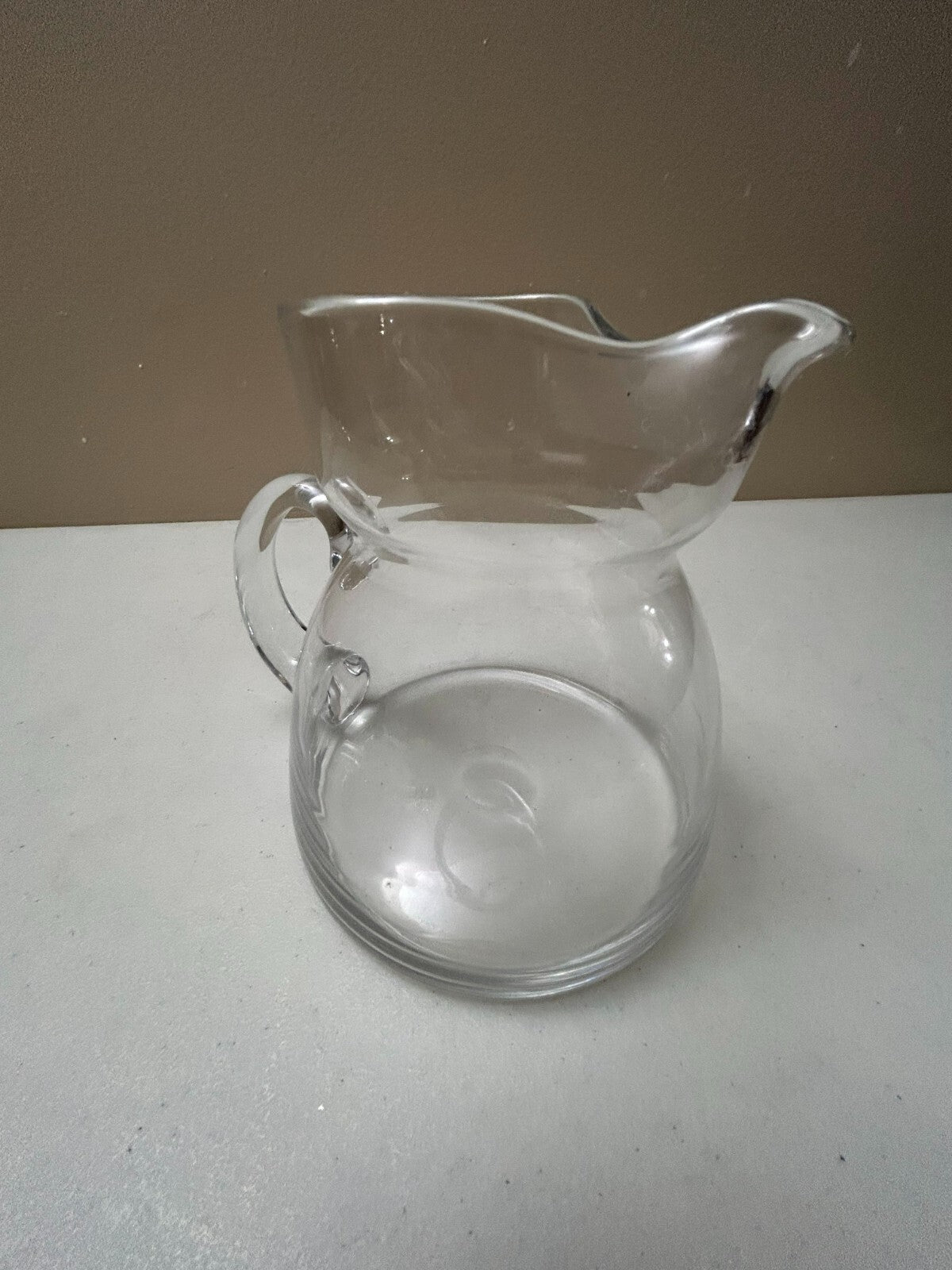 Vintage Kaj Frank Clear Glass Pitcher
