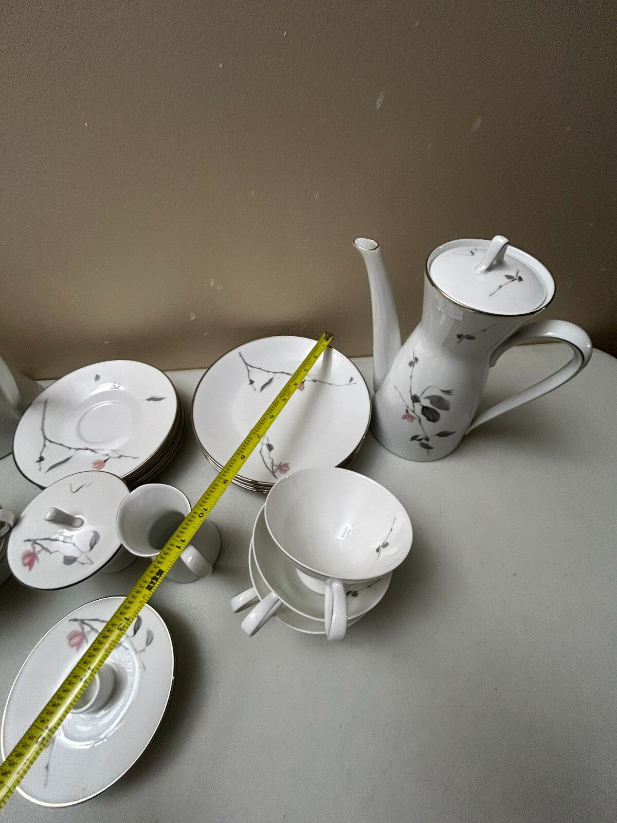 23 PCs Vintage Rosenthal Japanese Chery Blossom Complete Tea Set