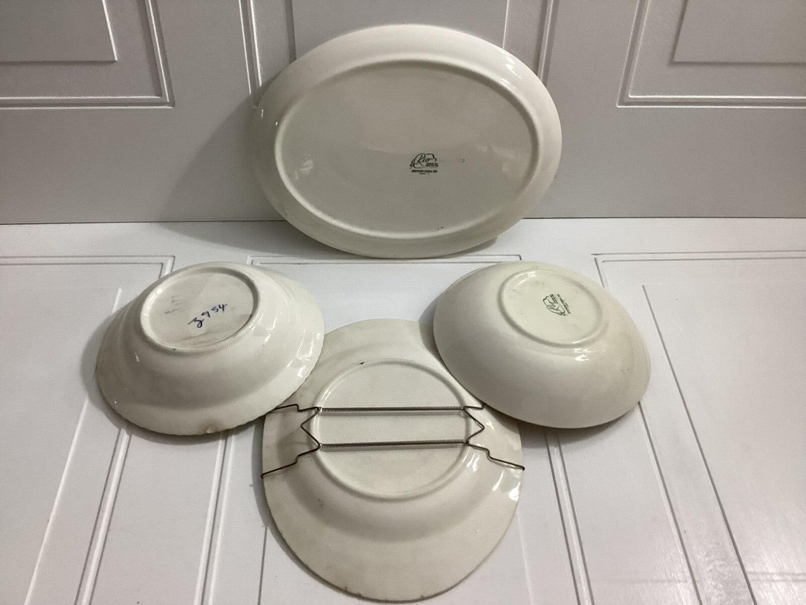Lot Of 2 sets Floral Rio By Stetson China Co And Blue Ridge Plates And Bowls
