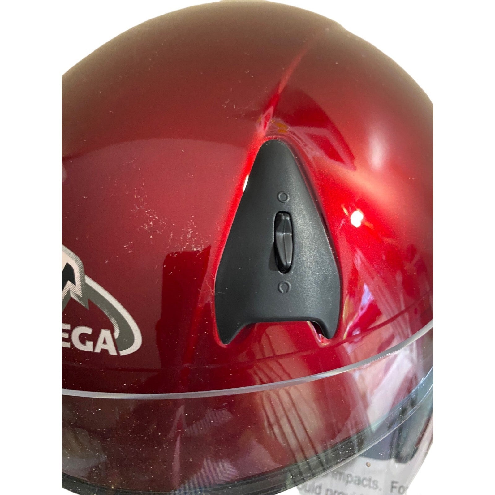 Vega Motocycle Helmet new boxed Color Candy red sz XL