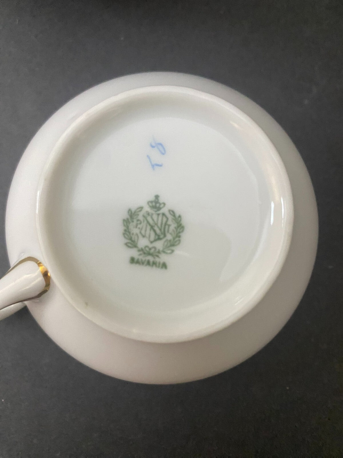 Bavaria White With Floral Design Set Of Plates, Coffee Cups And Saucers 19 Pcs