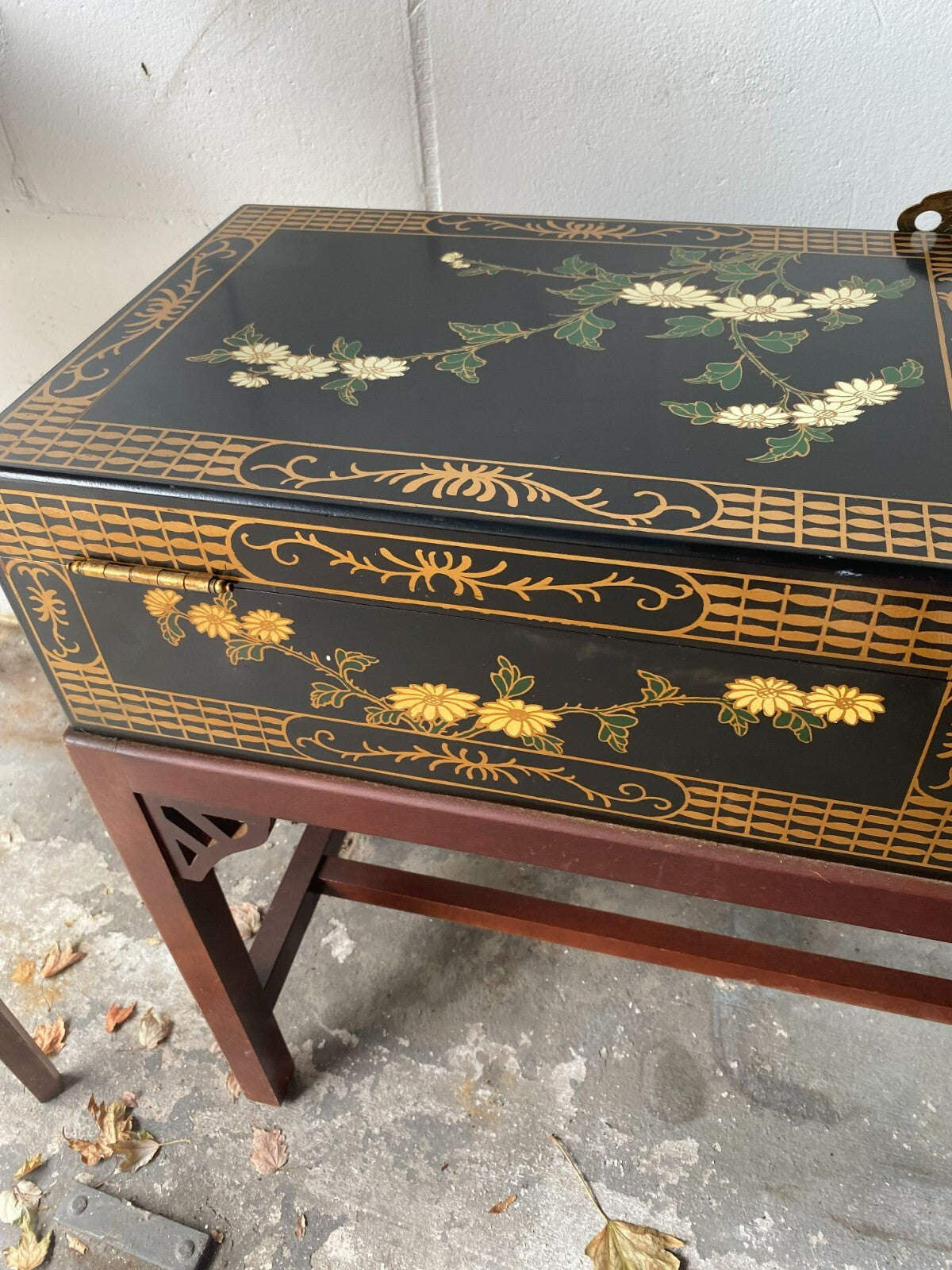 53” Asian Long Rectangular Sword Chest