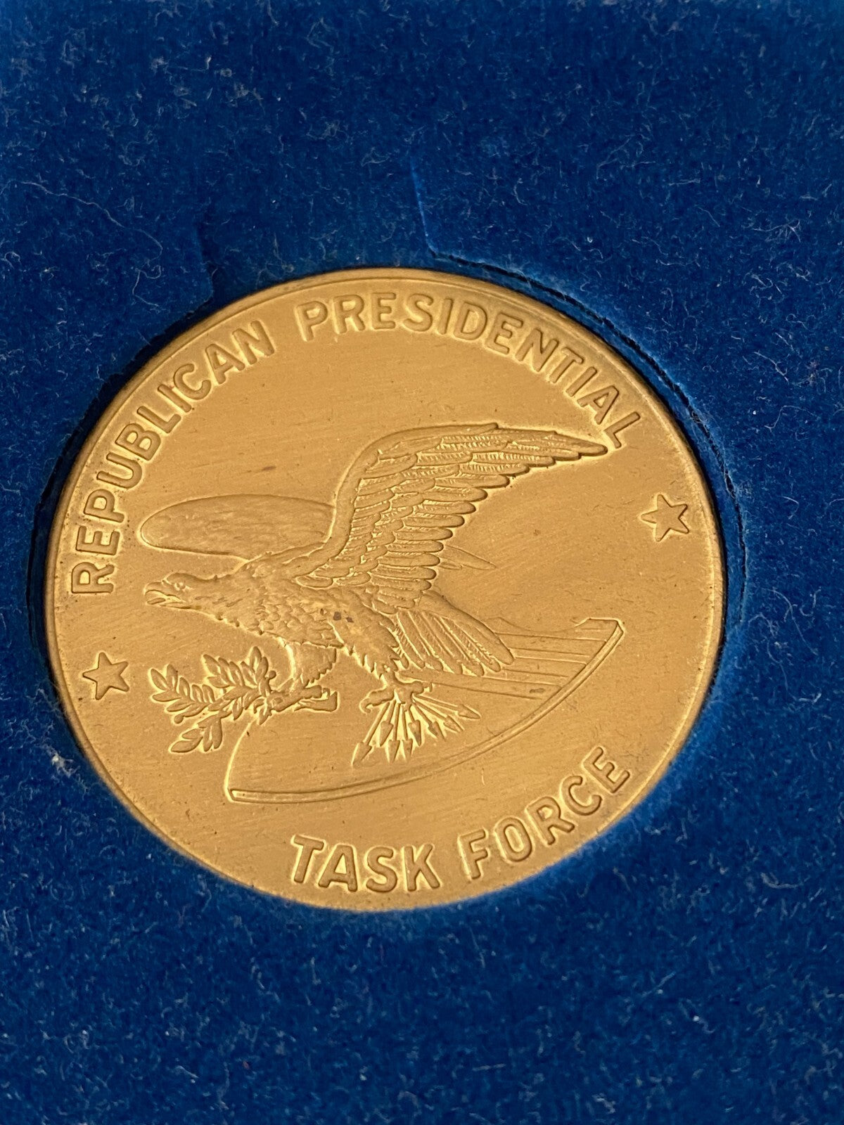 Ronald Reagan Presidential Task Force Commemorative Medal of Merit With Box