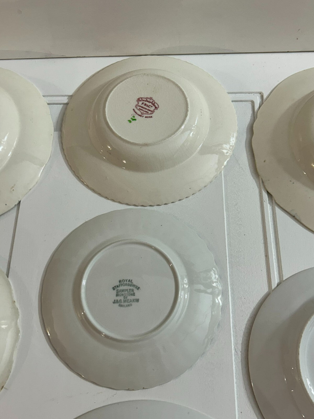 Lot Of 7 Various Assorted Fine China Porcelain Plates