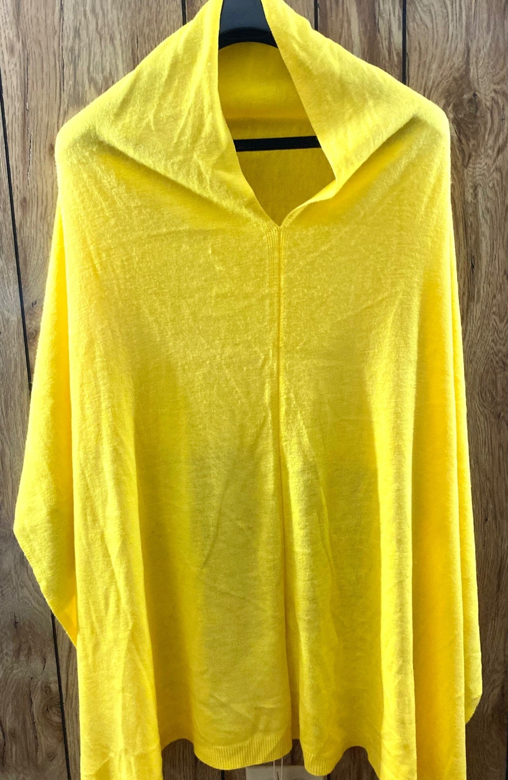 Bright Canary Yellow Women Multiple facets women Sweater One Size