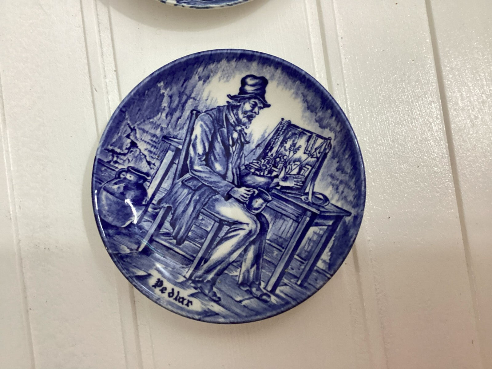 Vintage Enock Wedgewood And Johnson Brothers Round Shaped Display Mini Plates