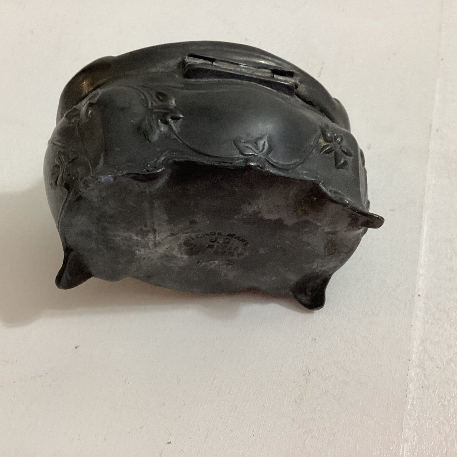 Antique Jennings Brothers Art Nouveau Jewelry Casket Or Trinket Box.